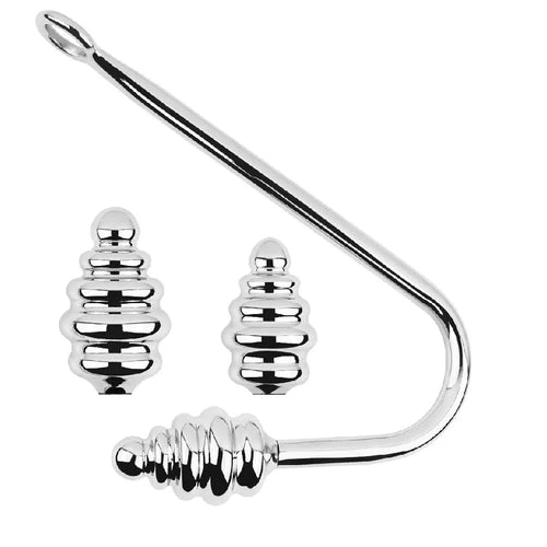 GreatBenefit Hook Set Anal 8826 Ribbed Screw-in 1113